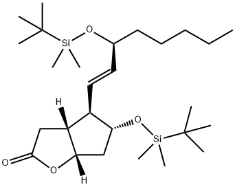 (3aR,4R,5R,6aS)-5-[[(1,1-DiMethylethyl)diMethylsilyl]oxy]-4-[(1E,3S)-3-[[(1,1-diMethylethyl)diMethylsilyl]oxy]-1-octen-1-yl]hexahydro-2H-cyclopenta[b]furan-2-one