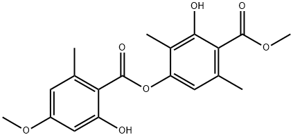 2-Hydroxy-4-[(2-hydroxy-4-methoxy-6-methylbenzoyl)oxy]-3,6-dimethylbenzoic acid methyl ester