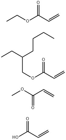 2-Propenoic acid, polymer with 2-ethylhexyl 2-propenoate, ethyl 2-propenoate and methyl 2-propenoate