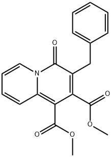 4-Oxo-3-phenylmethyl-4H-quinolizine-1,2-dicarboxylic acid dimethyl ester