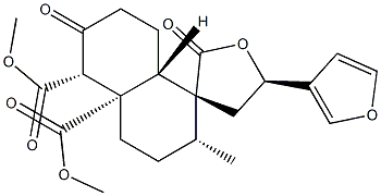 (2'R,3R,4'aS,5R,5'S,8'aR)-5-(3-Furyl)-2'-methyl-2,6'-dioxospiro[tetrahydrofuran-3,1'-decalin]-4'a,5'-dicarboxylic acid dimethyl ester