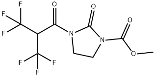 2-Oxo-3-[3,3,3-trifluoro-1-oxo-2-(trifluoromethyl)propyl]-1-imidazolidinecarboxylic acid methyl ester