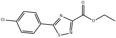 5-(4-氯苯基)-1,2,4-噻二唑-3-羧酸乙酯