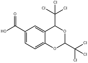 2,4-bis(trichloromethyl)-benzo(1,3)dioxin-6-carboxylic acid