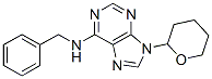 Adenine, N-benzyl-9-(tetrahydro-2H-pyran-2-yl)- (8CI)
