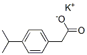 Benzeneacetic acid, 4-(1-methylethyl)-, potassium salt (9CI)