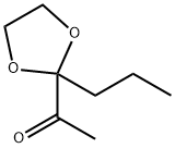 Ethanone, 1-(2-propyl-1,3-dioxolan-2-yl)- (9CI)