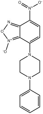 4-Nitro-5-(4-phenyl-1-piperazinyl)benzofurazane 1-oxide