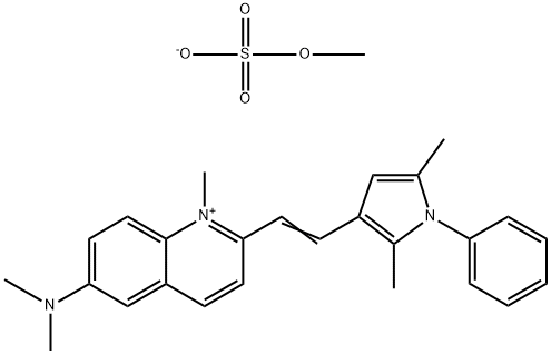 6-(dimethylamino)-2-[2-(2,5-dimethyl-1-phenyl-1H-pyrrol-3-yl)vinyl]-1-methylquinolinium methyl sulphate