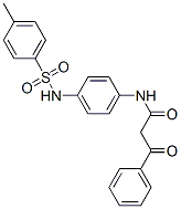 3-oxo-3-phenyl-N-[4-[[(p-tolyl)sulphonyl]amino]phenyl]propionamide