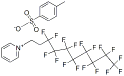 1-(3,3,4,4,5,5,6,6,7,7,8,8,9,9,10,10,10-heptadecafluorodecyl)pyridinium toluene-p-sulphonate