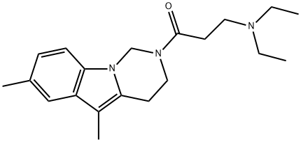 2-(3-Diethylaminopropionyl)-5,7-dimethyl-1,2,3,4-tetrahydropyrimido[1,6-a]indole