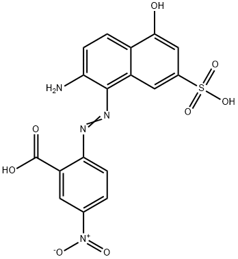 2-[(2-amino-5-hydroxy-7-sulpho-1-naphthyl)azo]-5-nitrobenzoic acid