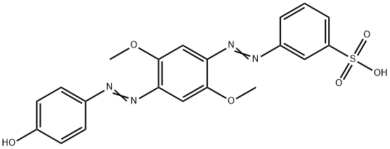 3-[[4-[(4-hydroxyphenyl)azo]-2,5-dimethoxyphenyl]azo]benzenesulphonic acid