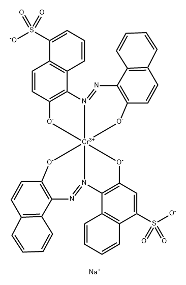 [3-(羟基-KAPPA O)-4-[[2-(羟基-KAPPA O)-1-萘基]偶氮-KAPPA N1]-1-萘磺酸根合][6-(羟基-KAPPA O)-5-[[2-(羟基-KAPPA O)-1-萘基]偶氮-KAPPA N1]-1-萘磺酸根合]铬酸三钠