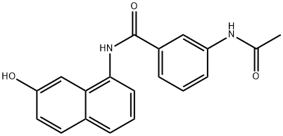 3-(acetylamino)-N-(7-hydroxy-1-naphthyl)benzamide