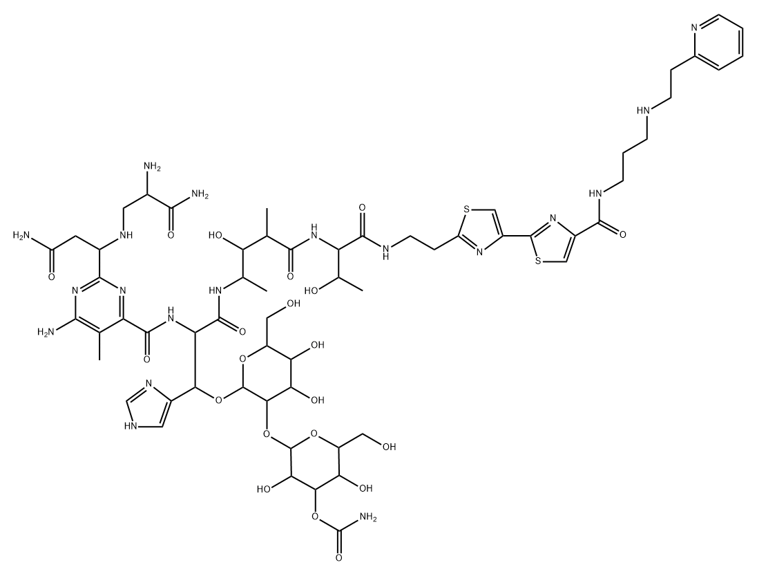 N1-[3-[[2-(2-Pyridyl)ethyl]amino]propyl]bleomycinamide