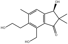 (R)-2,3-Dihydro-3-hydroxy-6-(2-hydroxyethyl)-7-hydroxymethyl-2,2,5-trimethyl-1H-inden-1-one