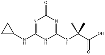 2-(6-Cyclopropylamino-1,4-dihydro-4-oxo-1,3,5-triazin-2-ylamino)-2-methylpropionic acid