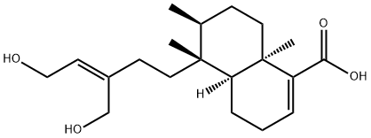 (4aS)-3,4,4aα,5,6,7,8,8a-Octahydro-5α-[(Z)-5-hydroxy-3-hydroxymethyl-3-pentenyl]-5,6β,8aα-trimethyl-1-naphthalenecarboxylic acid