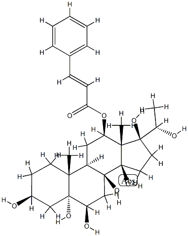 (17S,20S)-5α-Pregnane-3β,5,6β,8,12β,14β,17,20-octol 12-[(E)-3-phenylpropenoate]