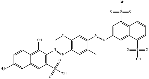 3-[2-Methyl-4-(1-hydroxy-3-sulfo-6-amino-2-naphtylazo)-5-methoxyphenylazo]-1,5-naphthalenedisulfonic acid