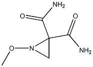 2,2-Aziridinedicarboxamide,1-methoxy-,(1R)-(9CI)