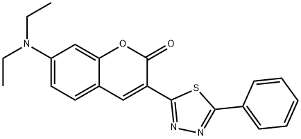 7-(二乙基氨基)-3-(5-苯基-1,3,4-噻二唑-2-基)-2H-1-苯并吡喃-2-酮