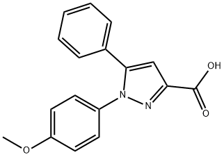 1-(4-甲氧基苯基)-5-苯基-1H-吡唑-3-羧酸