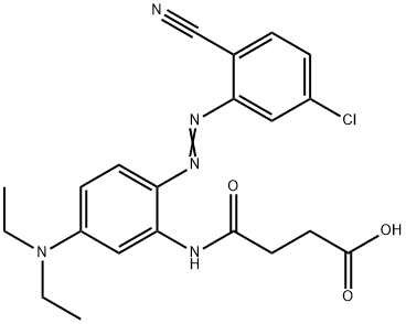 4-[[2-[(5-chloro-2-cyanophenyl)azo]-5-(diethylamino)phenyl]amino]-4-oxobutyric acid