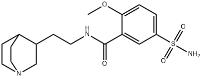 2-Methoxy-N-[2-(3-quinuclidinyl)ethyl]-5-sulfamoylbenzamide