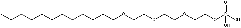 bis[2-[2-[2-(dodecyloxy)ethoxy]ethoxy]ethyl] hydrogen phosphate