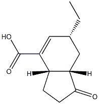 (3AS,6R,7AS)-6-乙基-1-氧代-2,3,3A,6,7,7A-六氢-1H-茚-4-羧酸