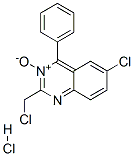 6-chloro-2-chloromethyl-4-phenylquinazoline 3-oxide hydrochloride
