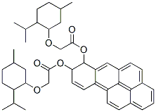 Acetic acid, ((5-methyl-2-(1-methylethyl)cyclohexyl)oxy)-, 7,8-dihydro benzo(a)pyrene-7,8-diyl ester, (1R-(1alpha(7S*,8S*(1R*,2S*,5R*)),2beta ,5alpha))-