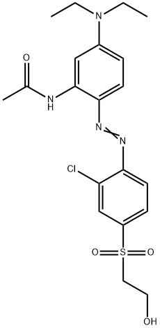 N-[2-[[2-Chloro-4-[(2-hydroxyethyl)sulfonyl]phenyl]azo]-5-(diethylamino)phenyl]acetamide