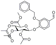 2-Benzyloxy-4-benzaldehyde β-D-Glucopyranosiduronic Acid Methyl Ester 2,3,4-Triacetate
