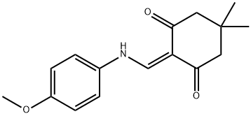 2-{[(4-methoxyphenyl)amino]methylene}-5,5-dimethyl-1,3-cyclohexanedione