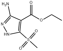 ethyl 5-amino-3-(methylsulfonyl)-1H-pyrazole-4-carboxylate