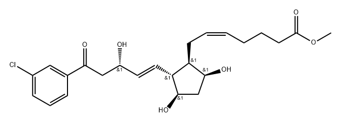 (Z)-7-[(1R)-2β-[(E,S)-5-(3-Chlorophenyl)-3-hydroxy-5-oxo-1-pentenyl]-3α,5α-dihydroxycyclopentan-1α-yl]-5-heptenoic acid methyl ester
