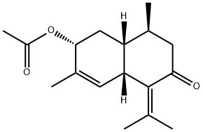 (4S)-6β-Acetoxy-3,4,4aα,5,6,8aα-hexahydro-4α,7-dimethyl-1-(1-methylethylidene)naphthalen-2(1H)-one