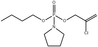 (2-Chloroallyl)butyl=1-pyrrolidinylphosphonate