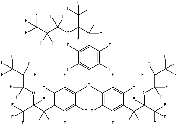 TRIS{4-[PERFLUORO(2-METHYL-3-OXAHEXYL)]PHENYL}PHOSPHINE