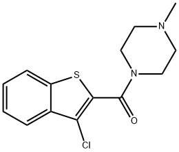 (3-chloro-1-benzothiophen-2-yl)(4-methylpiperazin-1-yl)methanone