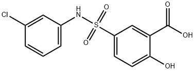 5-[(3-chloroanilino)sulfonyl]-2-hydroxybenzoic acid