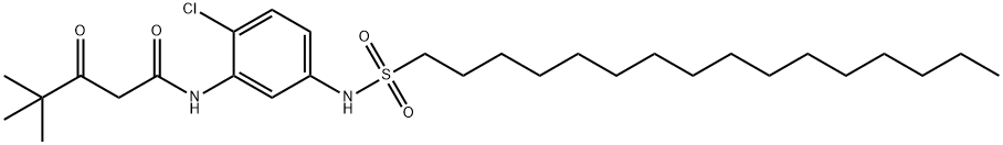 N-[2-chloro-5-[(hexadecylsulphonyl)amino]phenyl]-4,4-dimethyl-3-oxovaleramide