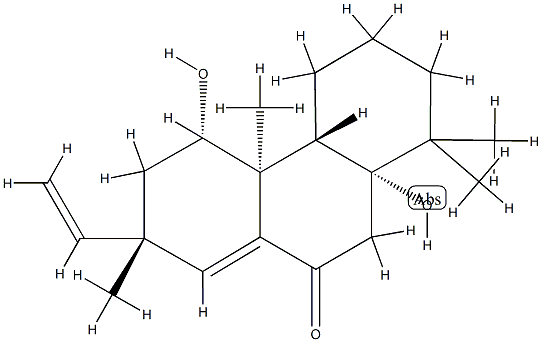 (4aS)-2,3,4,4aα,4b,5,6,7,10,10a-Decahydro-5β,10aβ-dihydroxy-1,1,4bβ,7-tetramethyl-7β-vinylphenanthren-9(1H)-one