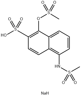 5-[(Methylsulfonyl)amino]-1-[(methylsulfonyl)oxy]-2-naphthalenesulfonic acid sodium salt
