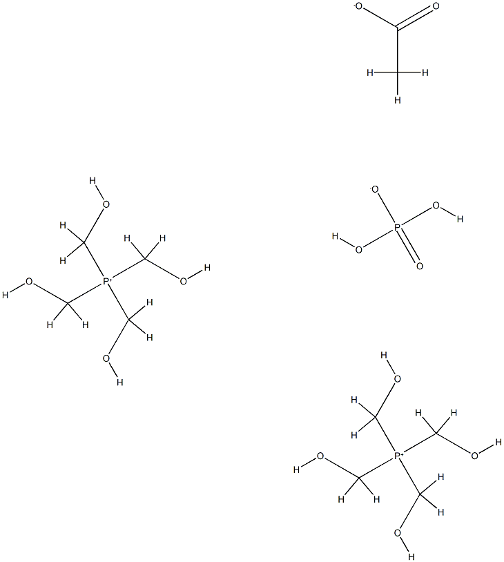 TETRAKIS(HYDROXYMETHYL)PHOSPHONIUMACETATE-PHOSPHATE(1:1)