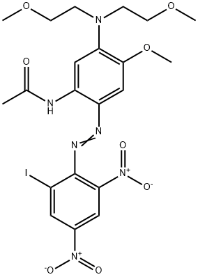 N-[5-[bis(2-methoxyethyl)amino]-2-[(2-iodo-4,6-dinitrophenyl)azo]-4-methoxyphenyl]acetamide